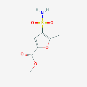 Methyl 5-methyl-4-sulfamoylfuran-2-carboxylate