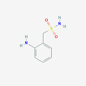 molecular formula C7H10N2O2S B3382623 (2-氨基苯基)甲磺酰胺 CAS No. 344750-18-1