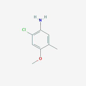 molecular formula C8H10ClNO B3382628 2-Chloro-4-methoxy-5-methylaniline CAS No. 344794-49-6