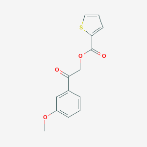molecular formula C14H12O4S B338264 2-(3-Methoxyphenyl)-2-oxoethyl 2-thiophenecarboxylate 