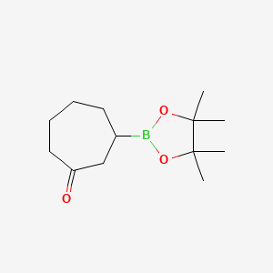 Cycloheptanone, 3-(4,4,5,5-tetramethyl-1,3,2-dioxaborolan-2-yl)-