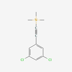 [2-(3,5-Dichlorophenyl)ethynyl]trimethylsilane