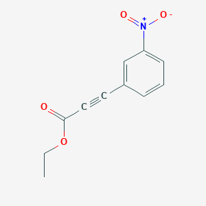 molecular formula C11H9NO4 B3382707 (3-Nitro-phenyl)-propynoic acid ethyl ester CAS No. 35283-09-1