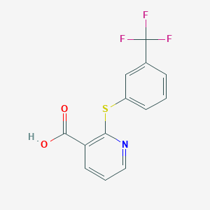 2-{[3-(Trifluoromethyl)phenyl]sulfanyl}pyridine-3-carboxylic acid