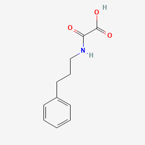 [(3-Phenylpropyl)carbamoyl]formic acid