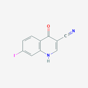 4-Hydroxy-7-iodoquinoline-3-carbonitrile