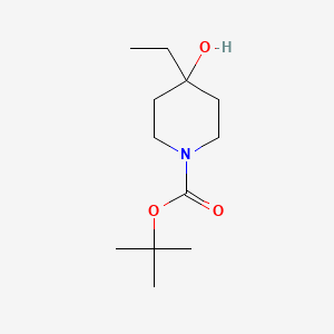 molecular formula C12H23NO3 B3382855 Tert-butyl 4-ethyl-4-hydroxypiperidine-1-carboxylate CAS No. 374794-70-4