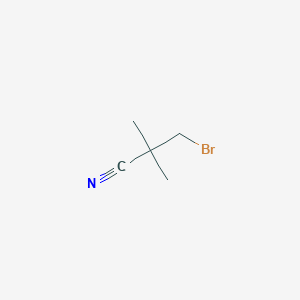 molecular formula C5H8BrN B3382883 3-Bromo-2,2-dimethylpropanenitrile CAS No. 37647-55-5