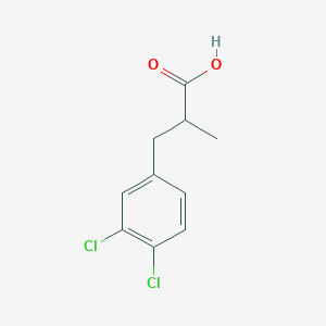 molecular formula C10H10Cl2O2 B3382886 3-(3,4-二氯苯基)-2-甲基丙酸 CAS No. 376584-53-1