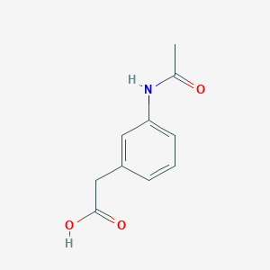 molecular formula C10H11NO3 B3382890 2-(3-Acetamidophenyl)acetic acid CAS No. 37777-54-1