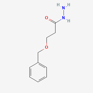 molecular formula C10H14N2O2 B3382949 3-(Benzyloxy)propanehydrazide CAS No. 37952-35-5