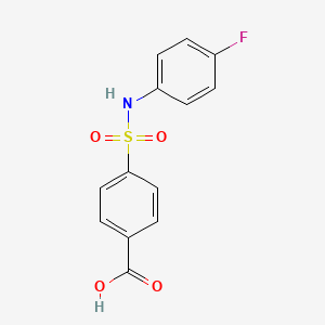 molecular formula C13H10FNO4S B3382967 4-[(4-fluorophenyl)sulfamoyl]benzoic Acid CAS No. 379729-08-5