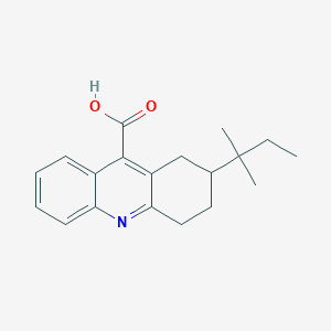 molecular formula C19H23NO2 B3383007 2-(2-methylbutan-2-yl)-1,2,3,4-tetrahydroacridine-9-carboxylic Acid CAS No. 380432-31-5
