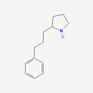 molecular formula C13H19N B3383024 2-(3-Phenylpropyl)pyrrolidine CAS No. 383127-55-7