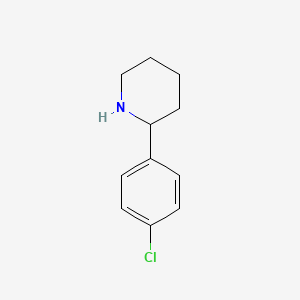 molecular formula C11H14ClN B3383027 2-(4-Chlorophenyl)piperidine CAS No. 383128-09-4