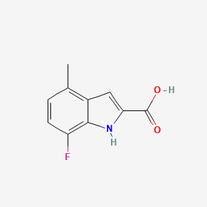 7-fluoro-4-methyl-1H-indole-2-carboxylic acid