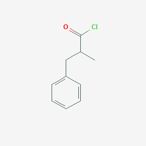 molecular formula C10H11ClO B3383050 2-甲基-3-苯基丙酰氯 CAS No. 38385-67-0