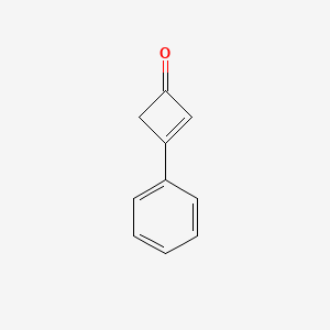 molecular formula C10H8O B3383057 3-Phenylcyclobutenone CAS No. 38425-47-7