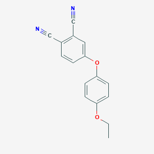molecular formula C16H12N2O2 B338307 4-(4-Ethoxyphenoxy)benzene-1,2-dicarbonitrile 