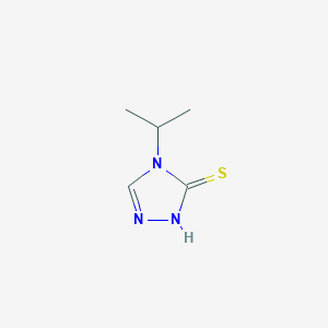 molecular formula C5H9N3S B3383099 4-(propan-2-yl)-4H-1,2,4-triazole-3-thiol CAS No. 38942-52-8