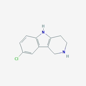 molecular formula C11H11ClN2 B033831 8-氯-2,3,4,5-四氢-1H-吡啶并[4,3-b]吲哚 CAS No. 19685-84-8