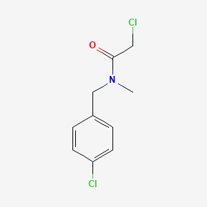 2-chloro-N-[(4-chlorophenyl)methyl]-N-methylacetamide