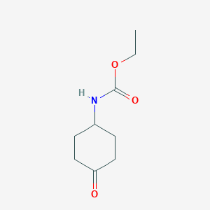 molecular formula C9H15NO3 B3383145 ethyl N-(4-oxocyclohexyl)carbamate CAS No. 39244-24-1