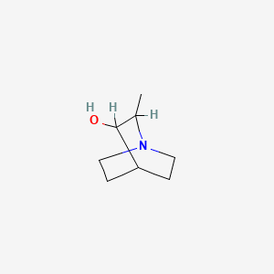 molecular formula C8H15NO B3383165 2-Methylquinuclidin-3-ol CAS No. 3952-61-2