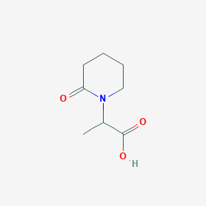 molecular formula C8H13NO3 B3383166 2-(2-Oxopiperidin-1-yl)propanoic acid CAS No. 396129-92-3