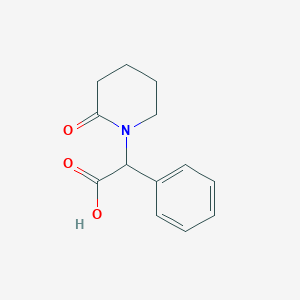 2-(2-Oxopiperidin-1-yl)-2-phenylacetic acid