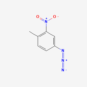 molecular formula C7H6N4O2 B3383272 4-Azido-1-methyl-2-nitrobenzene CAS No. 40515-18-2