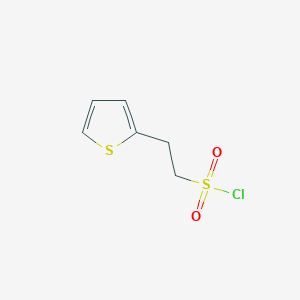 molecular formula C6H7ClO2S2 B3383280 2-(Thiophen-2-yl)ethane-1-sulfonyl chloride CAS No. 405308-14-7