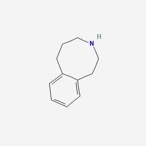 molecular formula C11H15N B3383284 1,2,3,4,5,6-Hexahydro-3-benzazocine CAS No. 40584-21-2