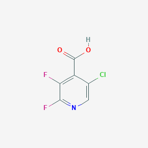 molecular formula C6H2ClF2NO2 B3383319 2,3-Difluoro-5-chloro-4-pyridinecarboxylic acid CAS No. 406676-21-9