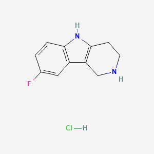 8-fluoro-2,3,4,5-tetrahydro-1H-pyrido[4,3-b]indole hydrochloride