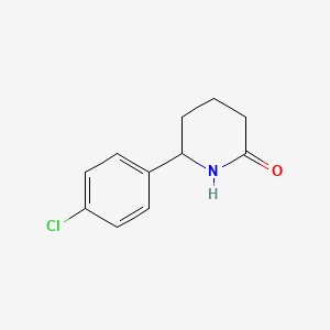 6-(4-Chlorophenyl)piperidin-2-one