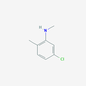molecular formula C8H10ClN B3383380 5-chloro-N,2-dimethylaniline CAS No. 41456-54-6