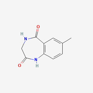 molecular formula C10H10N2O2 B3383433 7-Methyl-3,4-dihydro-1H-benzo[e][1,4]diazepine-2,5-dione CAS No. 422318-46-5