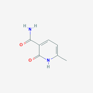 molecular formula C7H8N2O2 B3383448 6-Methyl-2-oxo-1,2-dihydropyridine-3-carboxamide CAS No. 4241-09-2