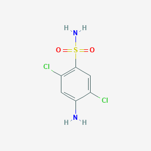 molecular formula C6H6Cl2N2O2S B3383458 4-Amino-2,5-dichlorobenzene-1-sulfonamide CAS No. 42480-70-6
