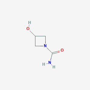 molecular formula C4H8N2O2 B3383521 1-Carbamoyl-3-hydroxyazetidine CAS No. 429668-21-3