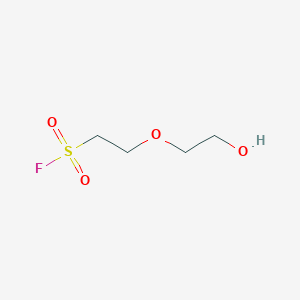 molecular formula C4H9FO4S B3383530 Ethanesulfonyl fluoride, 2-(2-hydroxyethoxy)- CAS No. 433935-95-6