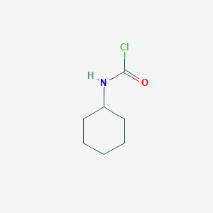 molecular formula C7H12ClNO B3383537 Cyclohexylcarbamoyl chloride CAS No. 4363-92-2