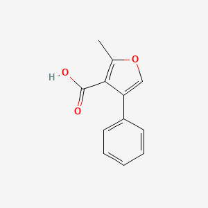 molecular formula C12H10O3 B3383603 2-甲基-4-苯基呋喃-3-羧酸 CAS No. 4414-47-5