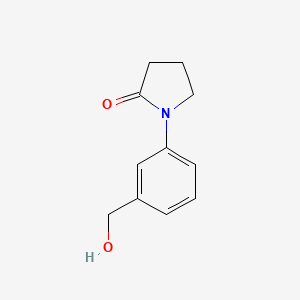 1-[3-(Hydroxymethyl)phenyl]pyrrolidin-2-one