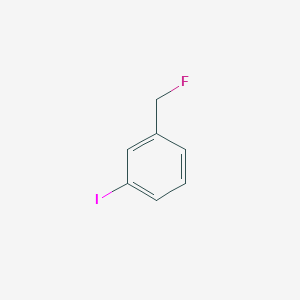 molecular formula C7H6FI B3383661 1-(Fluoromethyl)-3-iodobenzene CAS No. 456-45-1