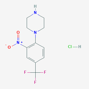 1-[2-Nitro-4-(trifluoromethyl)phenyl]piperazine hydrochloride