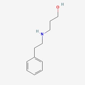 molecular formula C11H17NO B3383708 3-(Phenethylamino)propan-1-ol CAS No. 4720-30-3