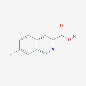 molecular formula C10H6FNO2 B3383749 7-Fluoroisoquinoline-3-carboxylic acid CAS No. 480451-07-8