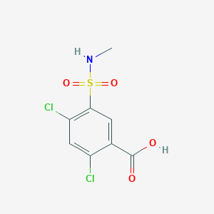 2,4-dichloro-5-(methylsulfamoyl)benzoic Acid